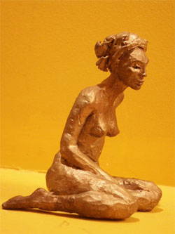 La Paisible, bronze