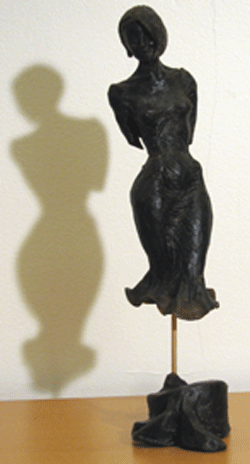 "La Contemplative", bronze